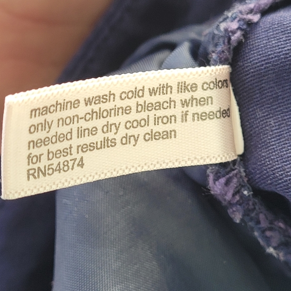 Satinato Navy Trouser Pants size 6 Regular - Picture 6 of 8